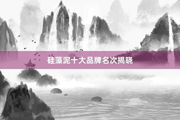 硅藻泥十大品牌名次揭晓